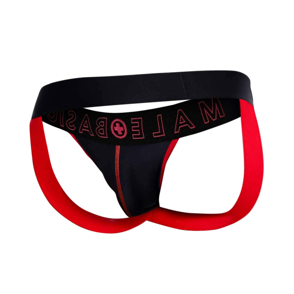 MB NEON JOCK RED MEDIUM