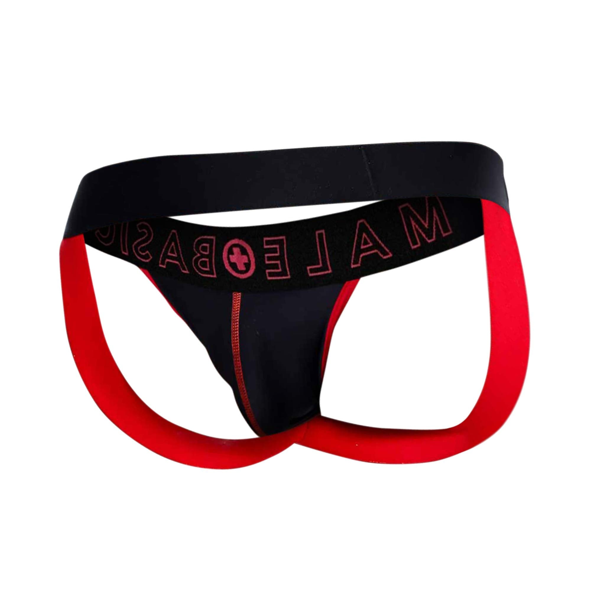 MB NEON JOCK RED MEDIUM