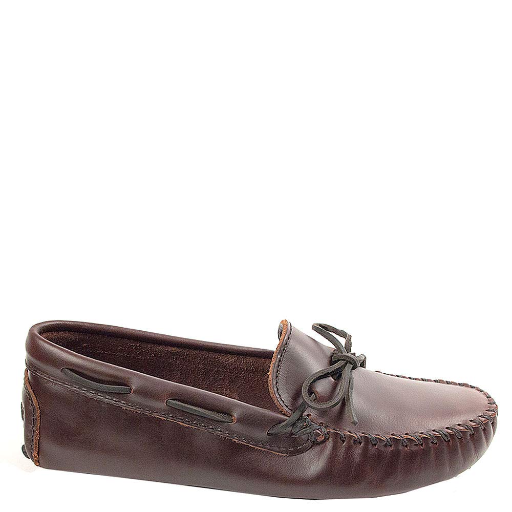 Minnetonka Men's Original Cowhide Driving Moccasin,Brown,10 M US