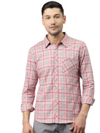 Hubberholme MenS Cotton Check Regular Fit Casual Shirt - Pure Soft Cotton Checked Shirts For Men Stylish/Trendy Full Sleeve Shi