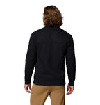 columbia Mens Hart Mountain II Half Zip Jacket, Black, Small