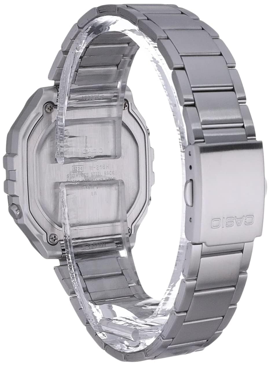 Casio Youth Digital Stainless Steel W-218HD-1A W218HD-1 Men's Watch