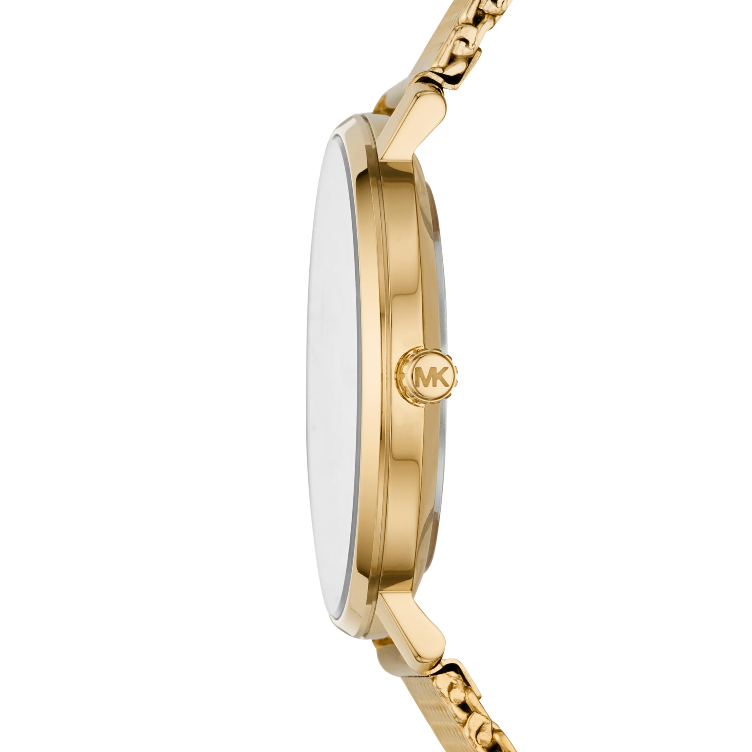 Michael Kors Pyper Three-Hand Gold-Tone Stainless Steel Mesh Women's Watch (Model: MK4339)
