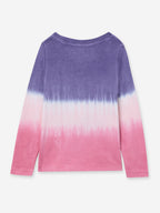 The Souled Store Artist Era Girls Round Neck Purple and Pink Printed Cotton Full Sleeve T-Shirts (2-8 Yrs)