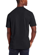 Dickies mens Heavyweight Crew Neck Short Sleeve Tee Henley Shirt, Black, Medium US