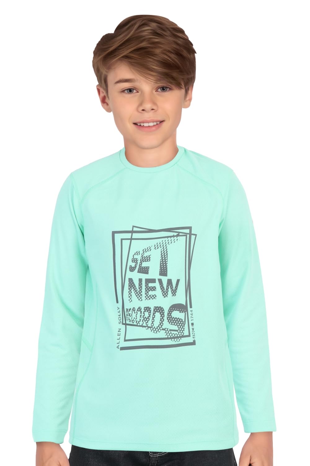 Allen Solly Boys Regular Fit Printed Casual Crew Neck T-Shirt
