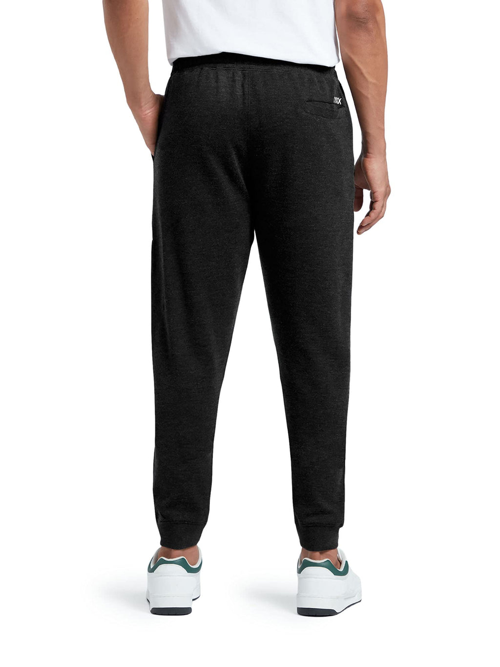 XYXX Mens Cotton Modal Joggers - Relaxed Fit, Antimicrobial, High Stretch, Sweat Absorbent Solid Ace Loungewear with Zippered P