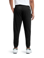 XYXX Mens Cotton Modal Joggers - Relaxed Fit, Antimicrobial, High Stretch, Sweat Absorbent Solid Ace Loungewear with Zippered P