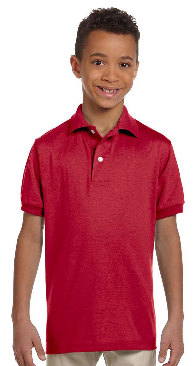 Youth SpotShieldJersey Polo - FOREST gREEN - S(D0102HI3DAg)