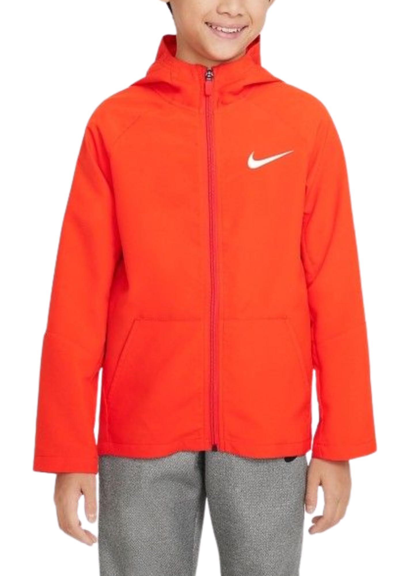 Nike B Dri-FIT Cotton Regular Fit Woven Hooded Neck Boys Jackets