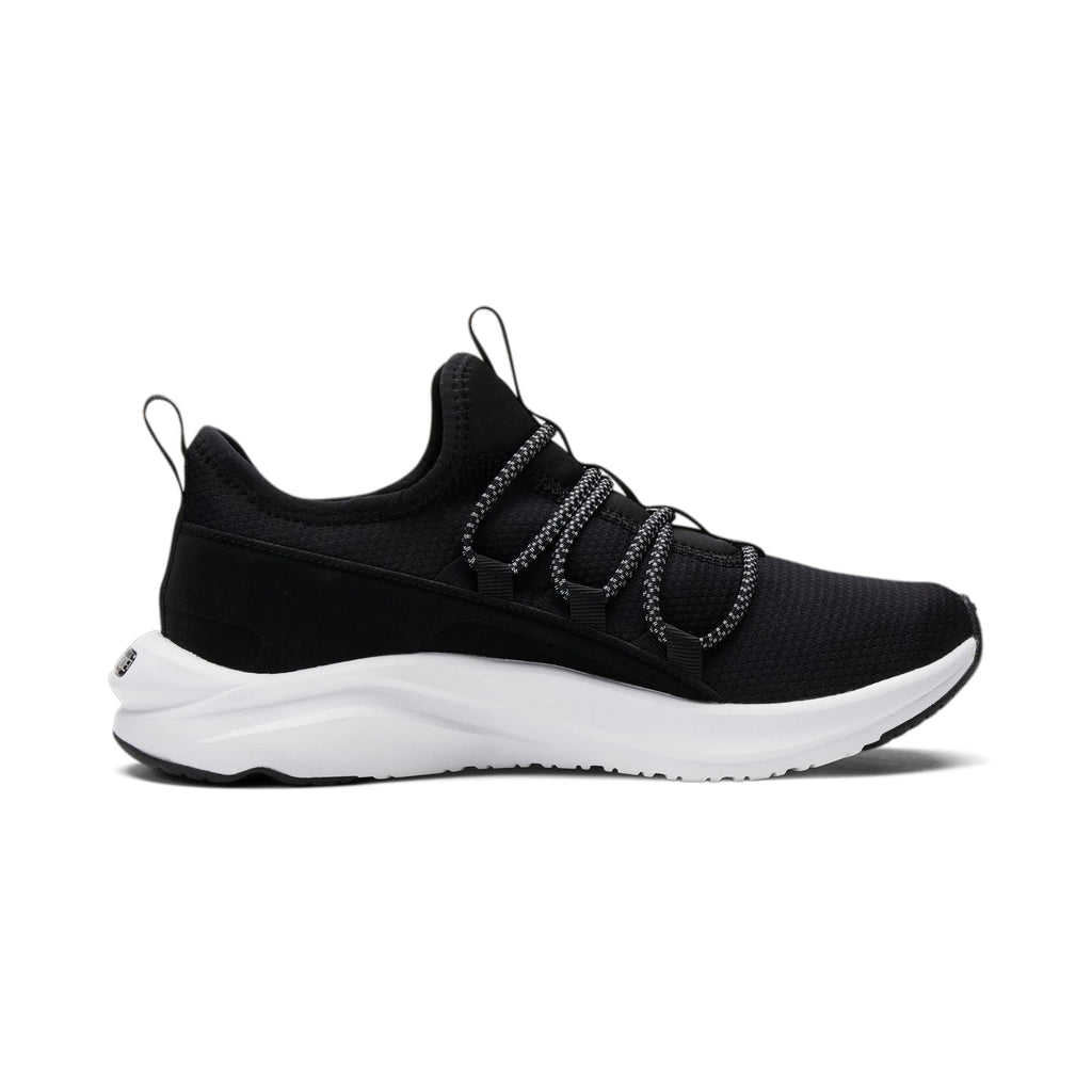 PUMA One4All Slip On Sneaker, Black White, 12.5 US Unisex Little Kid
