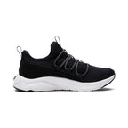 PUMA One4All Slip On Sneaker, Black White, 12.5 US Unisex Little Kid