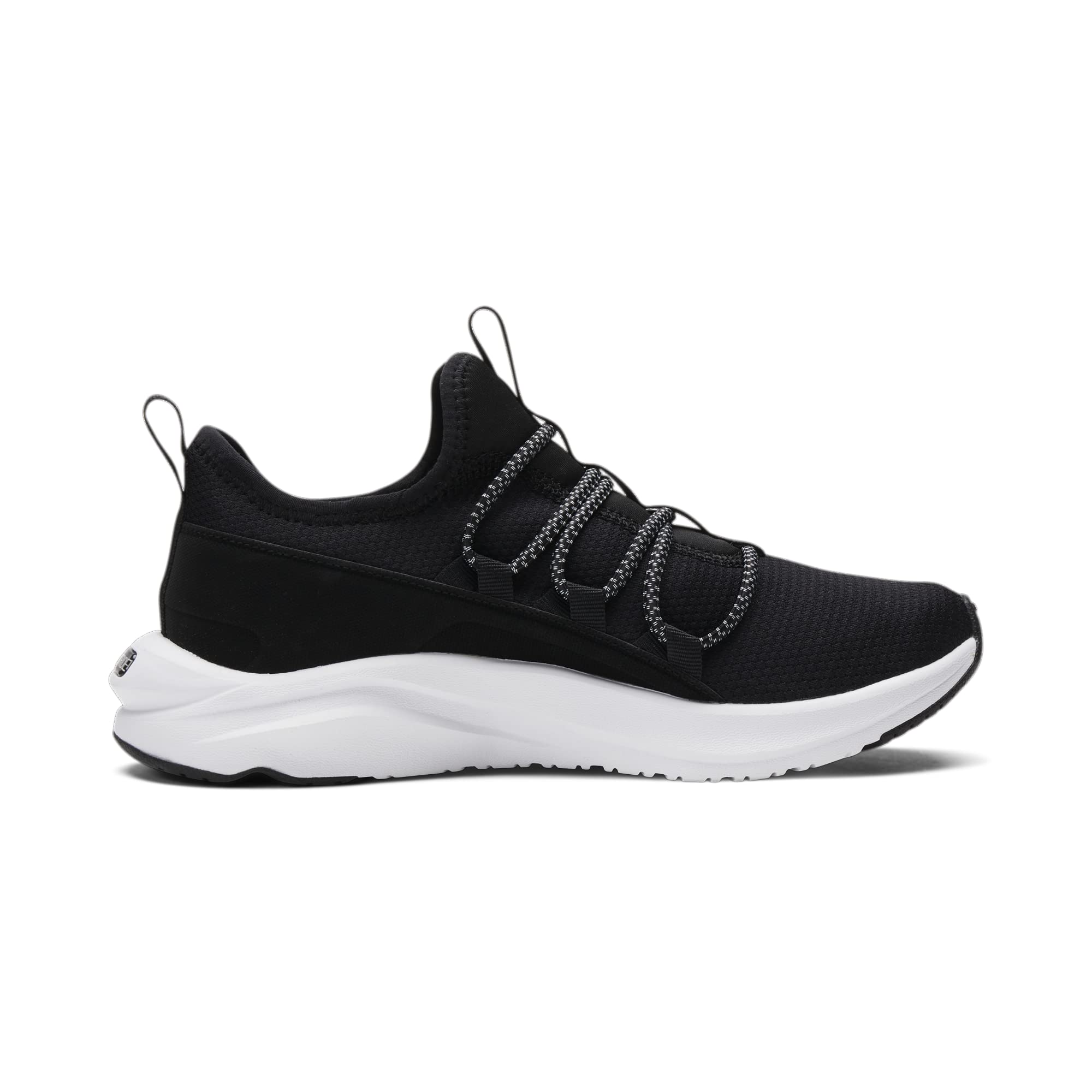 PUMA One4All Slip On Sneaker, Black White, 12.5 US Unisex Little Kid