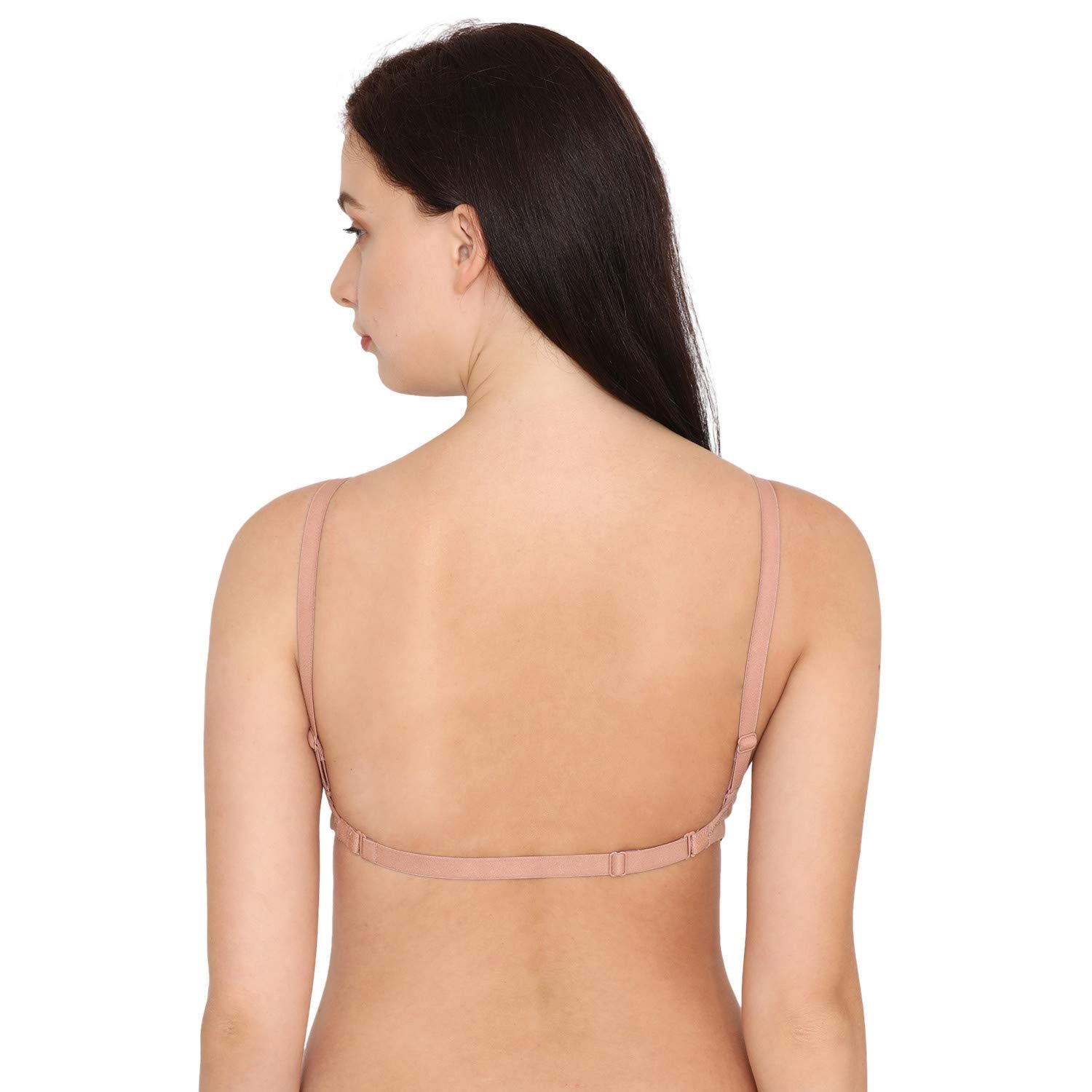 Zivame Womens Cotton Non-Padded Wire Free Regular Bra Beige