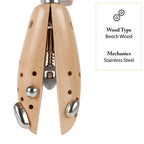 FootFitter Premium Professional 2-Way Shoe Stretcher, Stretches Length & Width, Strong & Heavy Duty Construction (Men's Large)