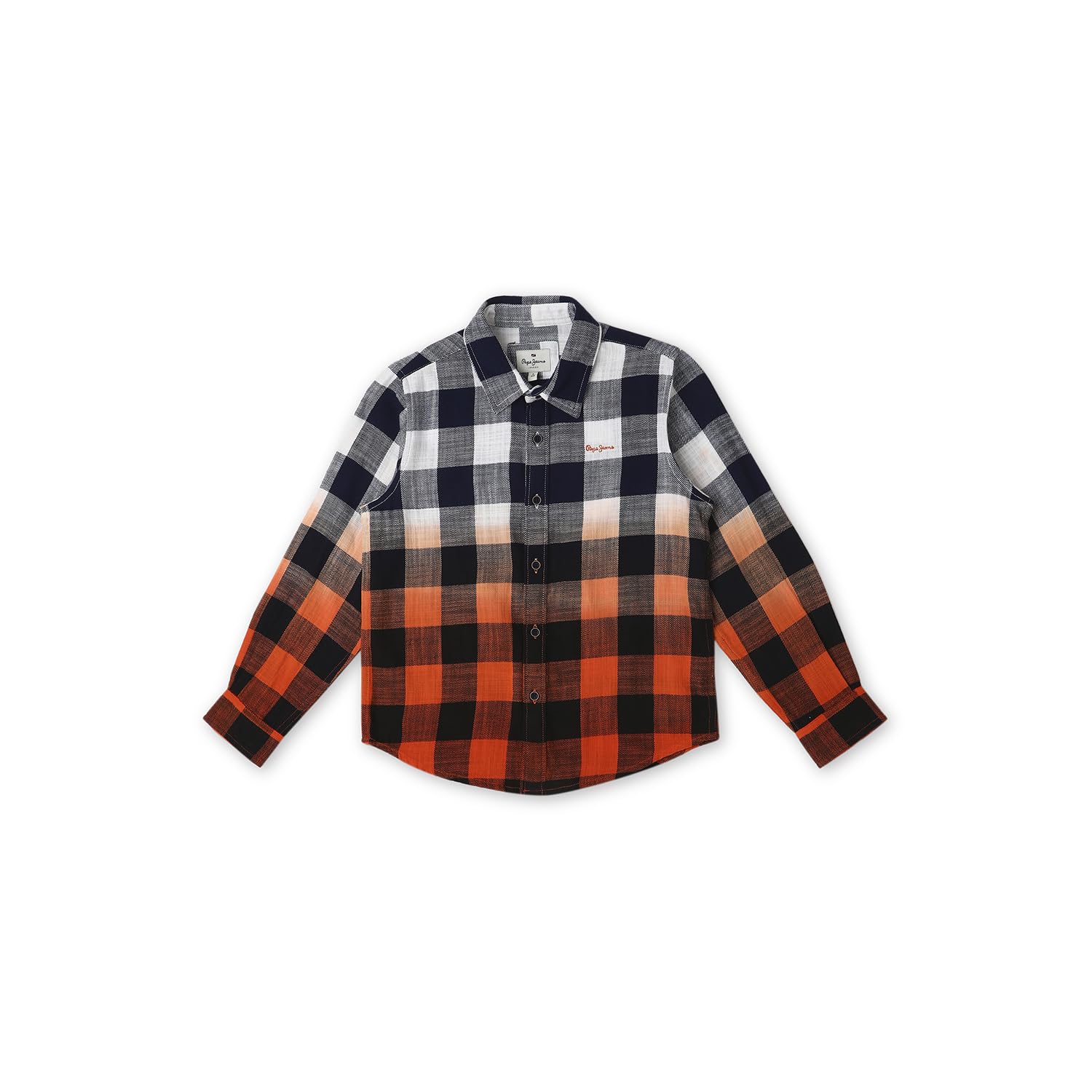 Pepe Jeans BoyS Checkered Regular Fit Shirt (Pb302604_Navy