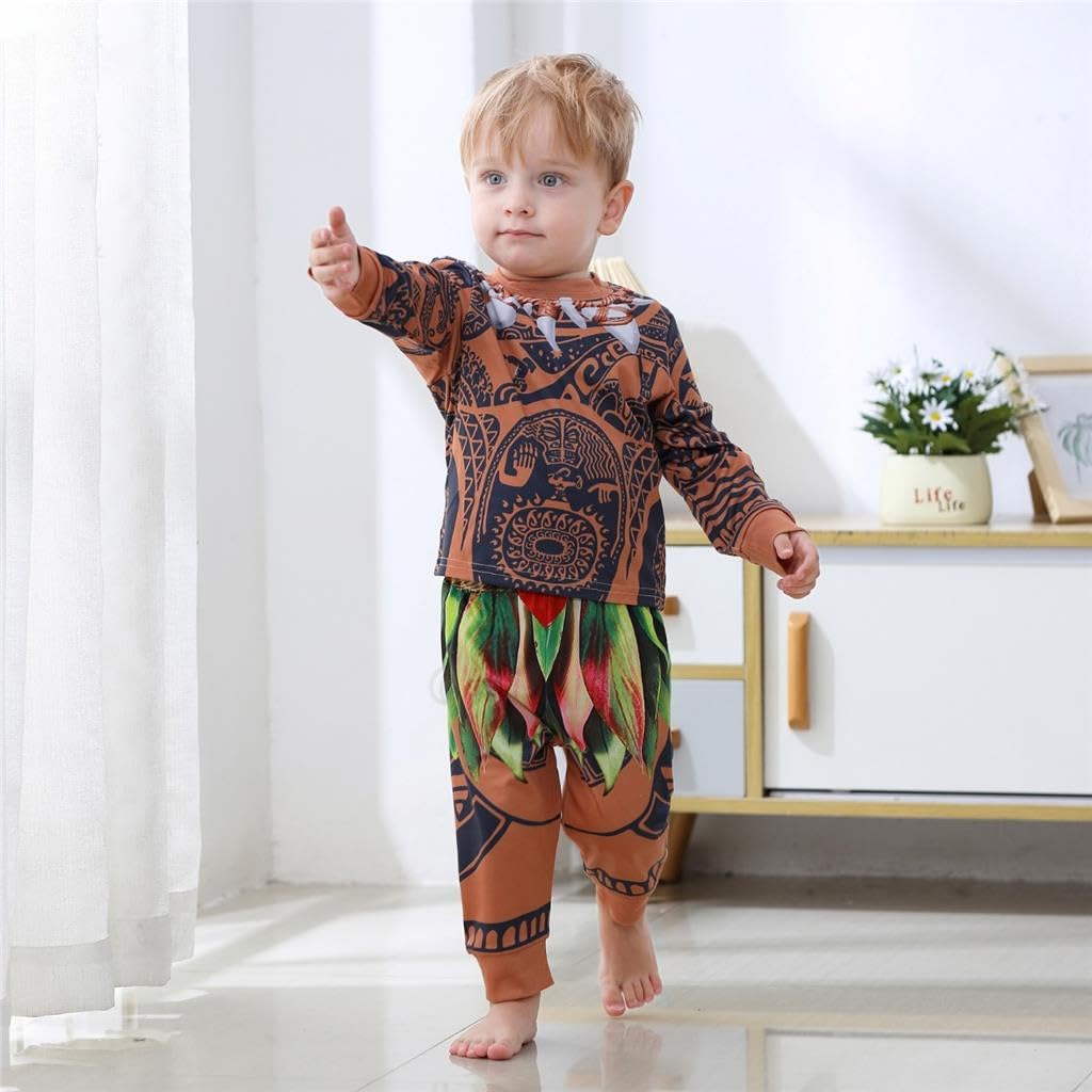 Dressy Daisy Toddler Boy's Ocean Adventure Pajamas Halloween Dress Up Pants Set Costumes Fancy Party Outfit