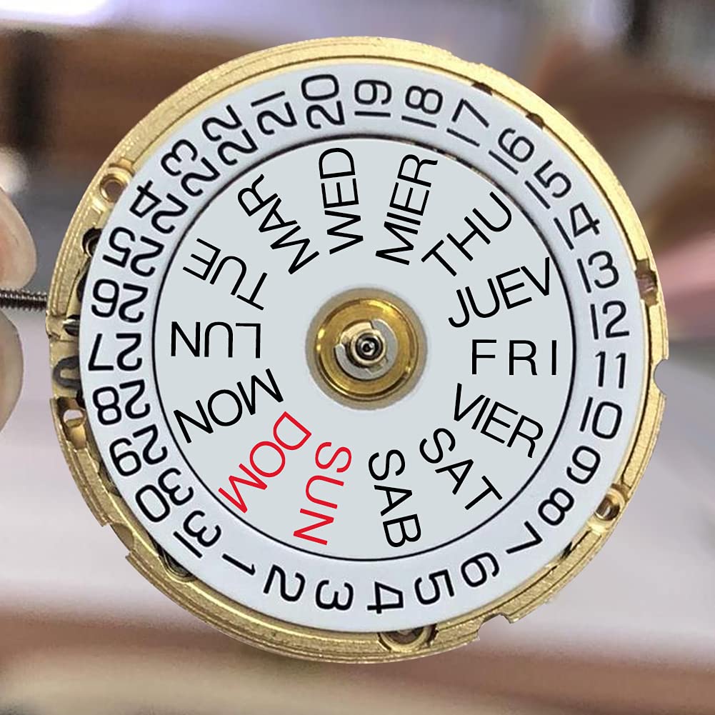 OLEVS Luxury Diamond Day Date Dress Watches for Men Black Dial Big Face Gold Bezel Luminous,Male Business Casual Analog Quartz W