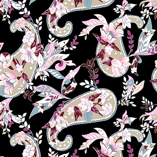 Vera Bradley Women's Cotton Mini Cosmetic Makeup Organizer Bag, Botanical Paisley, One Size