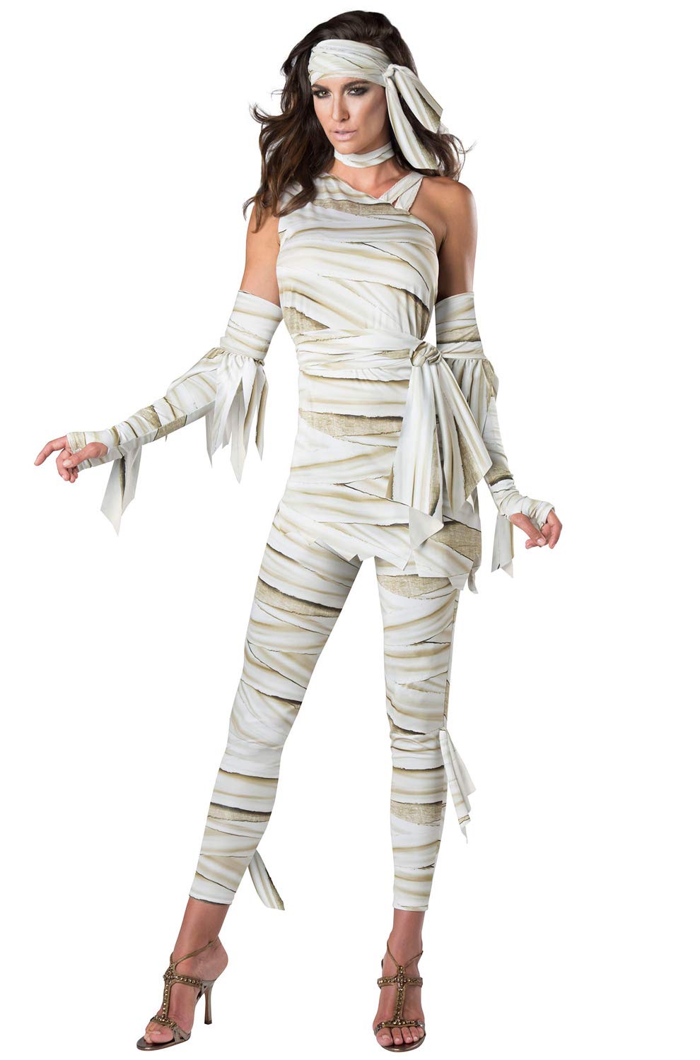 InCharacter Unwrapped Women's Costume, Large Beige