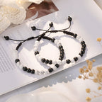 UNGENT THEM Matching Couples Bracelets Morse Code Boyfriend Girlfriend Long Distance Relationship Christmas I Love You Valentine