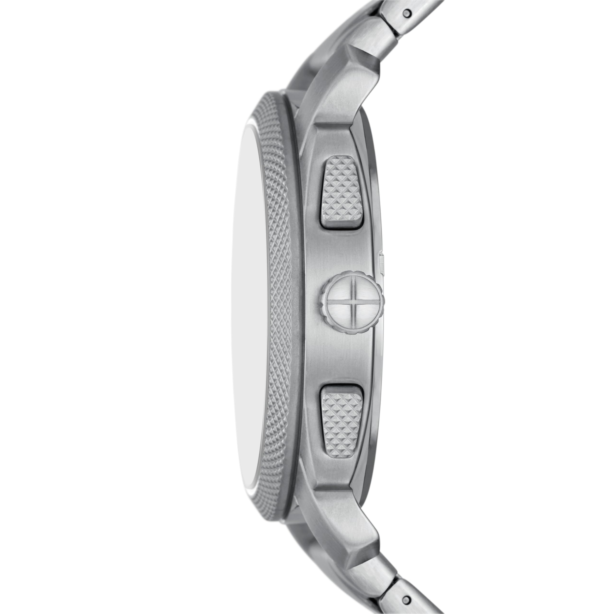 Fossil Men's Machine Chronograph Stainless Steel Watch, Silver/Black