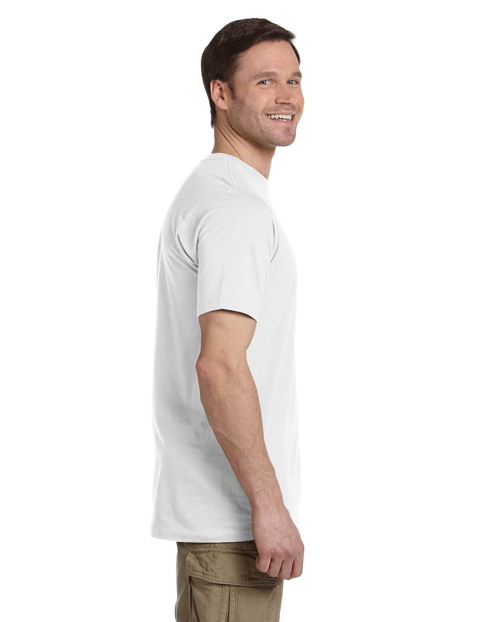 Mens Ringspun Fashion T-Shirt - BLAcK - S(D0102H7Z216)