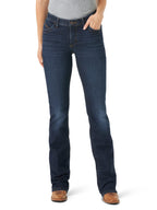 Wrangler Women's Willow Mid Rise Performance Waist Boot Cut Ultimate Riding Jean, Maggie, 5-36