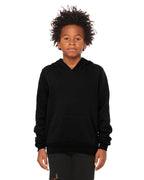 Youth Sponge Fleece Pullover Hooded Sweatshirt - BLAcK - S(D0102H7W352)