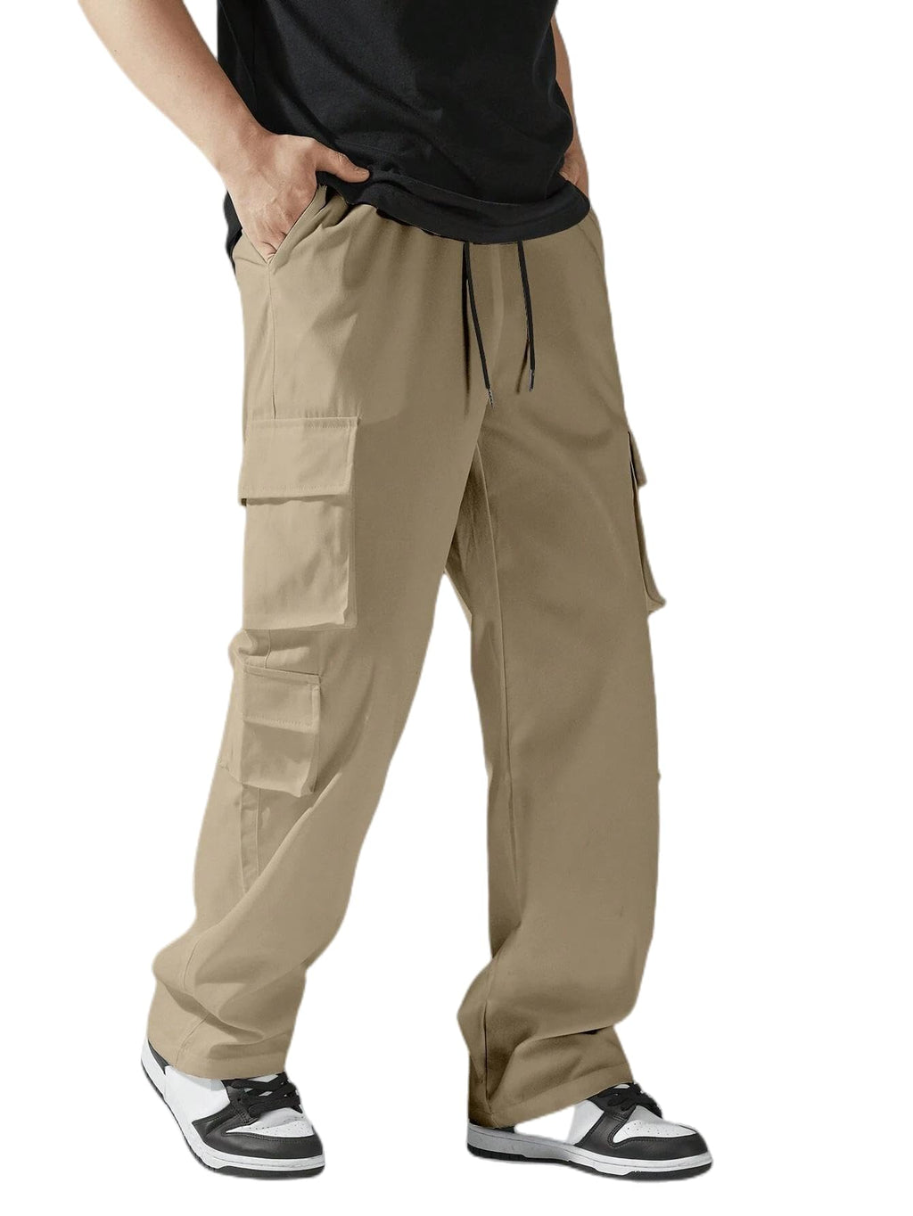 Indoprimo Men Cargo || Men Cargo Pants || Men Cargo Pants Cotton || Cargos For Men || Men Cargo Trouser (In, Alpha, Xl, Regular,