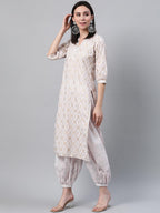Libas WomenS Cotton Kurta Sets (6923_Pink