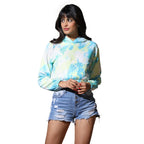 Leriya Fashion WomenS Western Crop Top With Hoodie Neck & Long Sleeve || Drawstring Pullover Tops || Loose Casual Hoodies For W