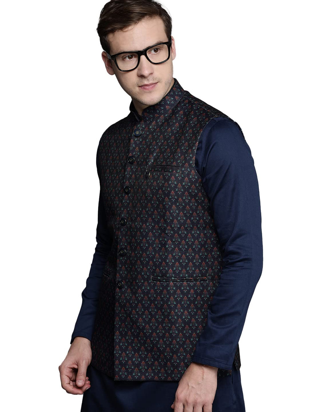 Manyavar Mens Printed