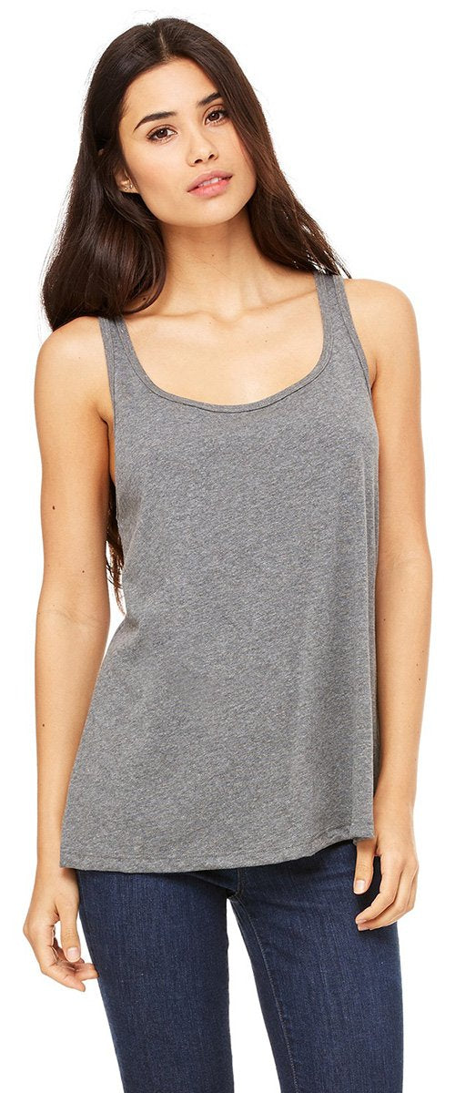 Ladies Relaxed Jersey Tank - NAVY - S(D0102H7W216)