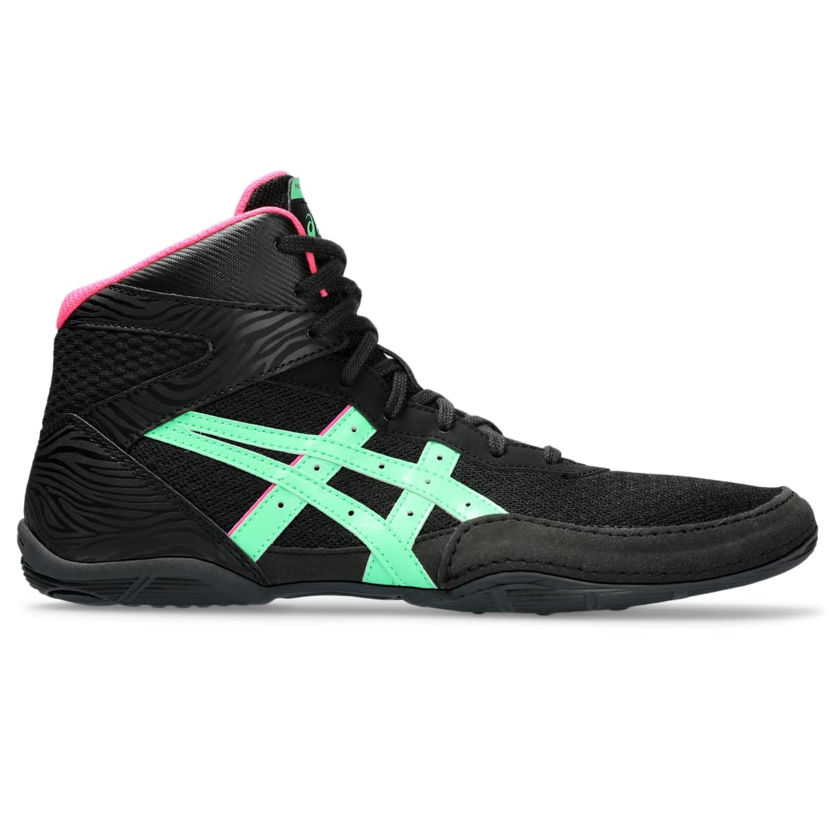 ASICS Men's Matflex 7 Shoes, 7.5, Black/New Leaf