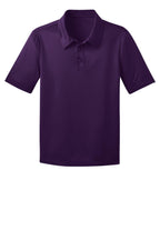 Port Authority Youth Silk Touch Performance Polo M Bright Purple