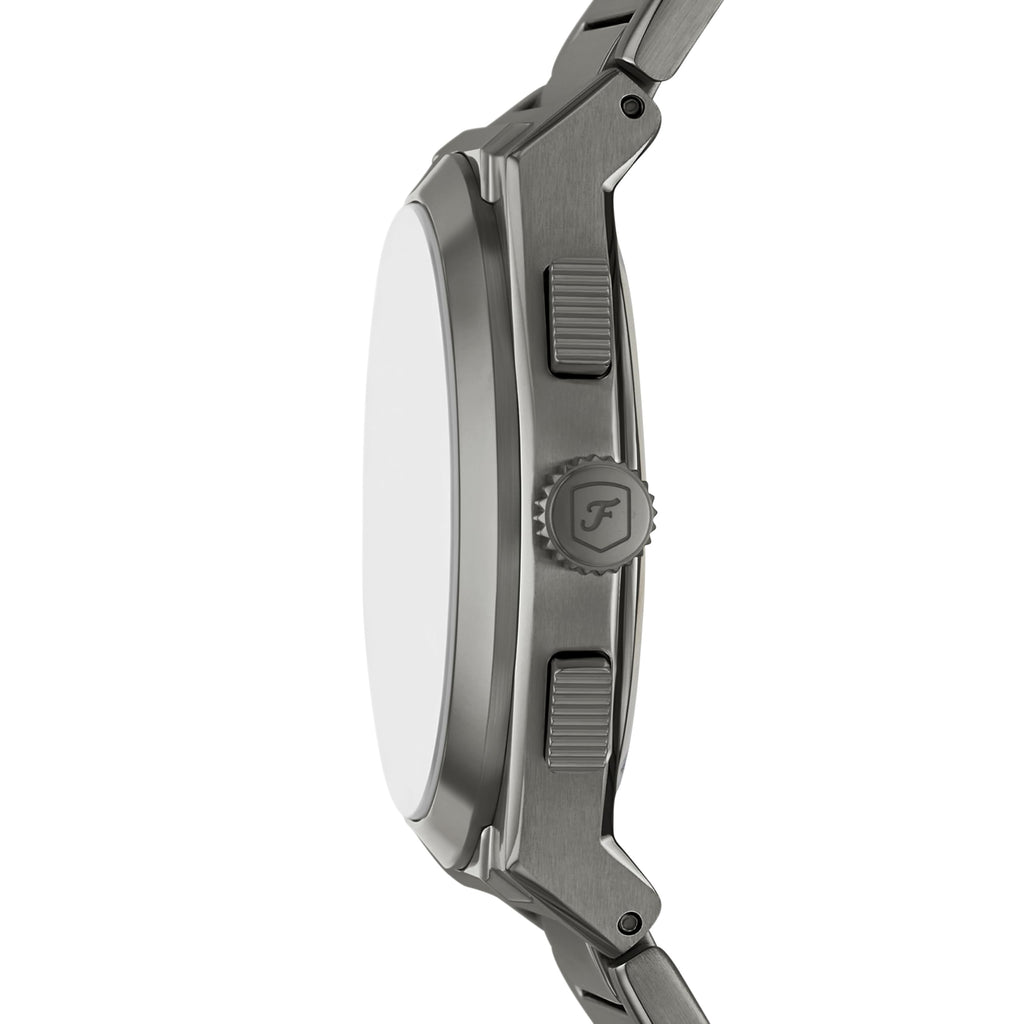 Fossil Men's Everett Chronograph Smoke Stainless Steel Watch
