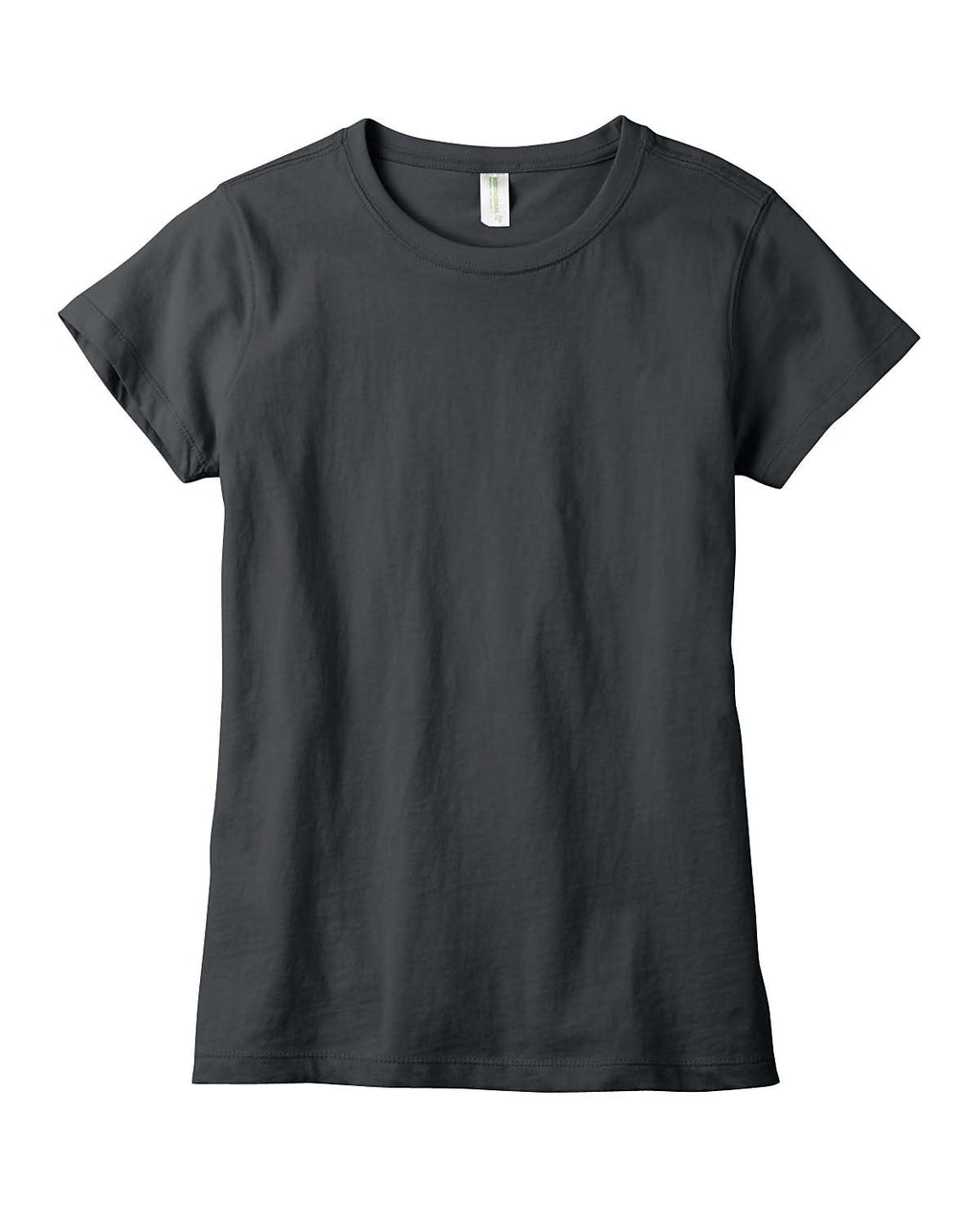Ladies 44 oz 100% Organic cotton classic Short-Sleeve T-Shirt - BLAcK - S(D0102H7ZQDJ)