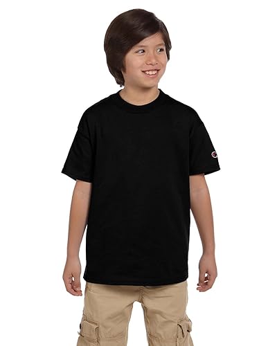Youth 61 oz Short-Sleeve T-Shirt - BLAcK - S(D0102HI3K4U)