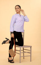 Kesudi Women Solid Tunic Top - Jeans Top - Fully Stitched Full Sleeve - Solid Color - Regular Fit - Office Wear Festival - Tunic