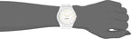 Nine West Women's NW/1678WTWT Matte White Rubberized Bracelet Watch
