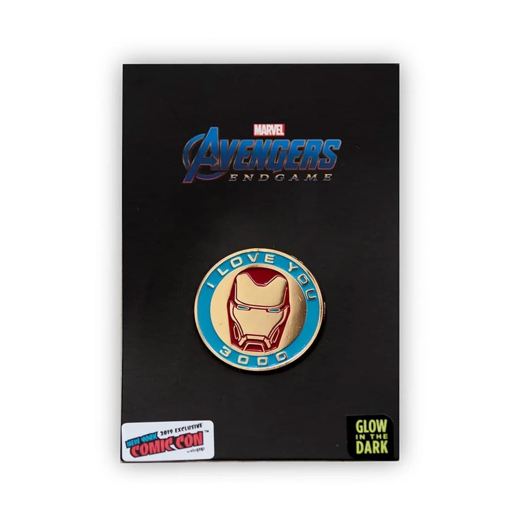 Marvel Avengers: Endgame Iron Man Exclusive Collector Pin | I Love You 3000