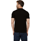 Uniplanet Store MenS Cotton T Shirt With Round Neck Half Sleeves Graphic Printed Pattern Regular Fit And Standard Length Darkbl