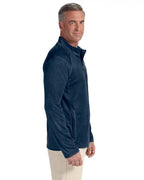 Mens Stretch Tech-Shell compass Full-Zip - DK gREY HEATHER - S(D0102H76KPP)