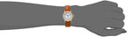 Timex Women's Easy Reader 25mm Watch - Gold-Tone Case White Dial with Honey Brown Croco Leather Strap