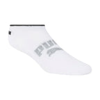 PUMA Womens 6 Pack Runner Socks, Black/Grey/White Logo, 9-11