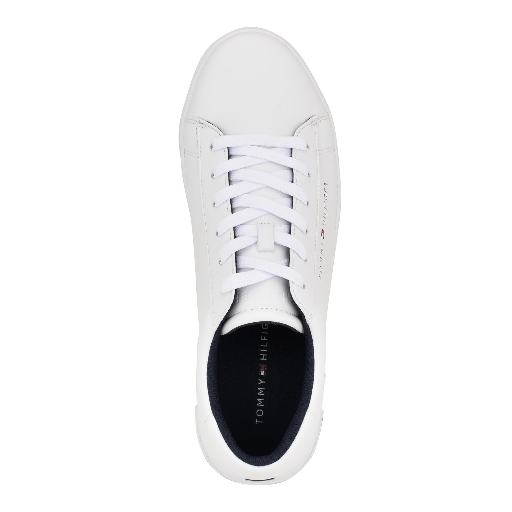 Tommy Hilfiger Men's RIBBY Sneaker, White 140, 8.5