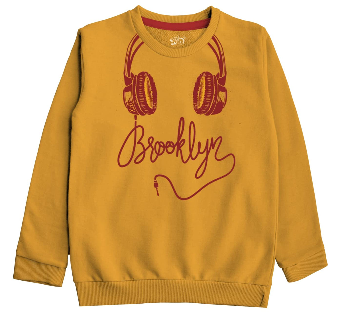 X2O Cotton Printed Sweatshirts for Boys and Girls Ideal for Light Winter(Pack of 1)(Yellow)(1516 Years) 15-16