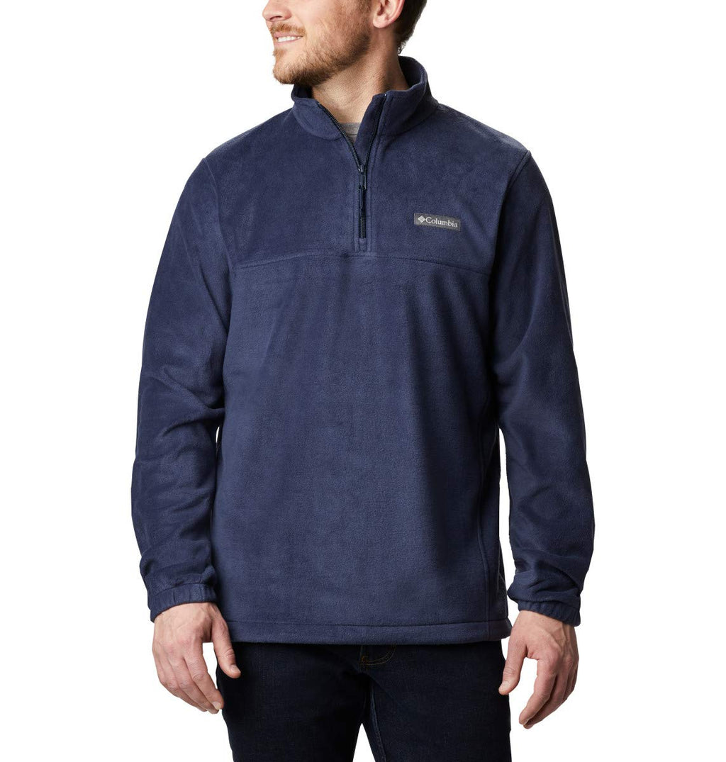Mens ST-Shirts MountainHalf-Zip Fleece Jacket - BLAcK - L(D0102H7MQ5T)