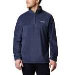 Mens ST-Shirts MountainHalf-Zip Fleece Jacket - BLAcK - L(D0102H7MQ5T)
